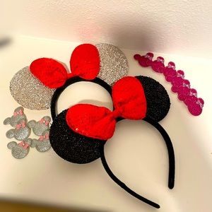 Minnie Mouse Lovers • Minnie Mouse Ears and Minnie Mouse Patches